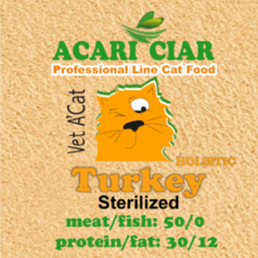 ACARI CIAR VET A CAT TURKEY HOLISTIC STERILIZED